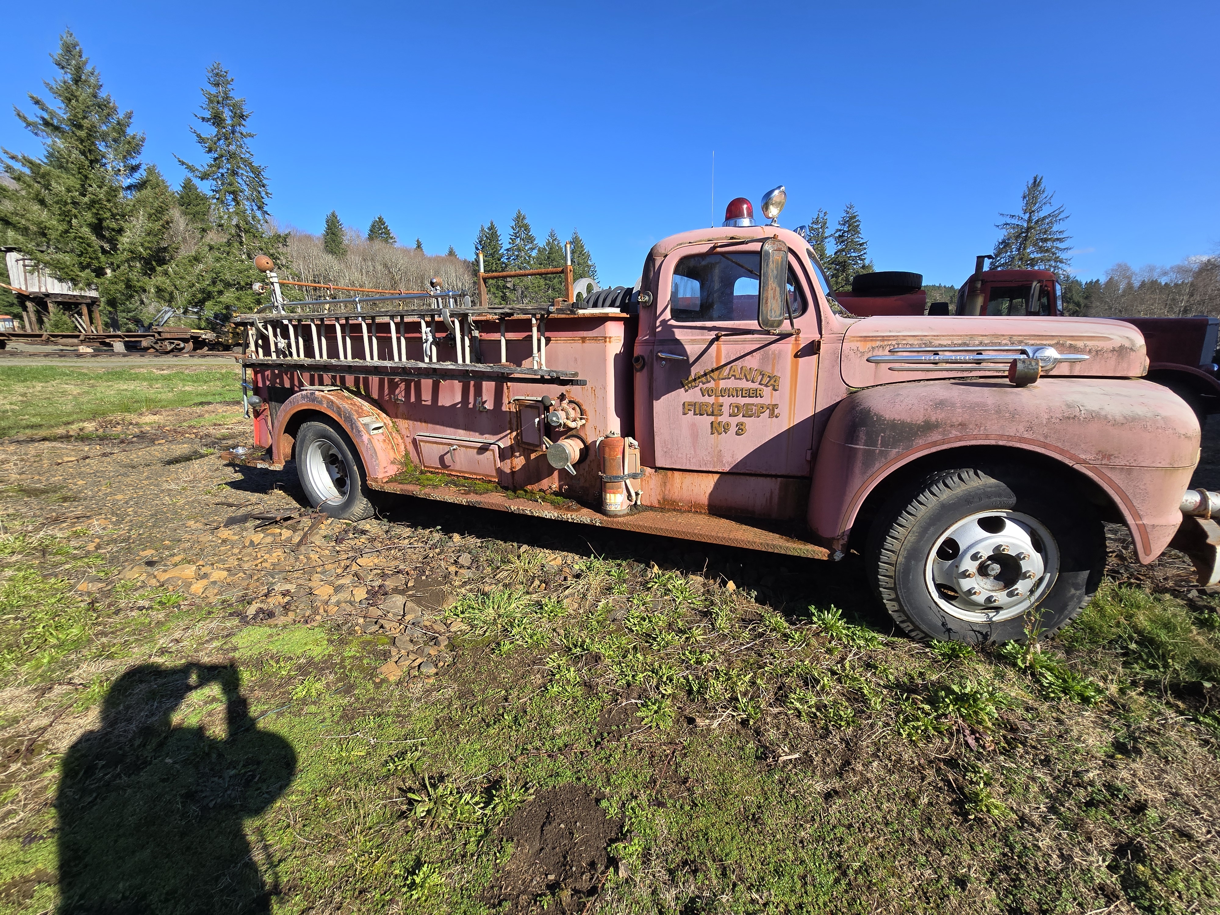 Manzanita Volunteer Fire Department truck No. 3